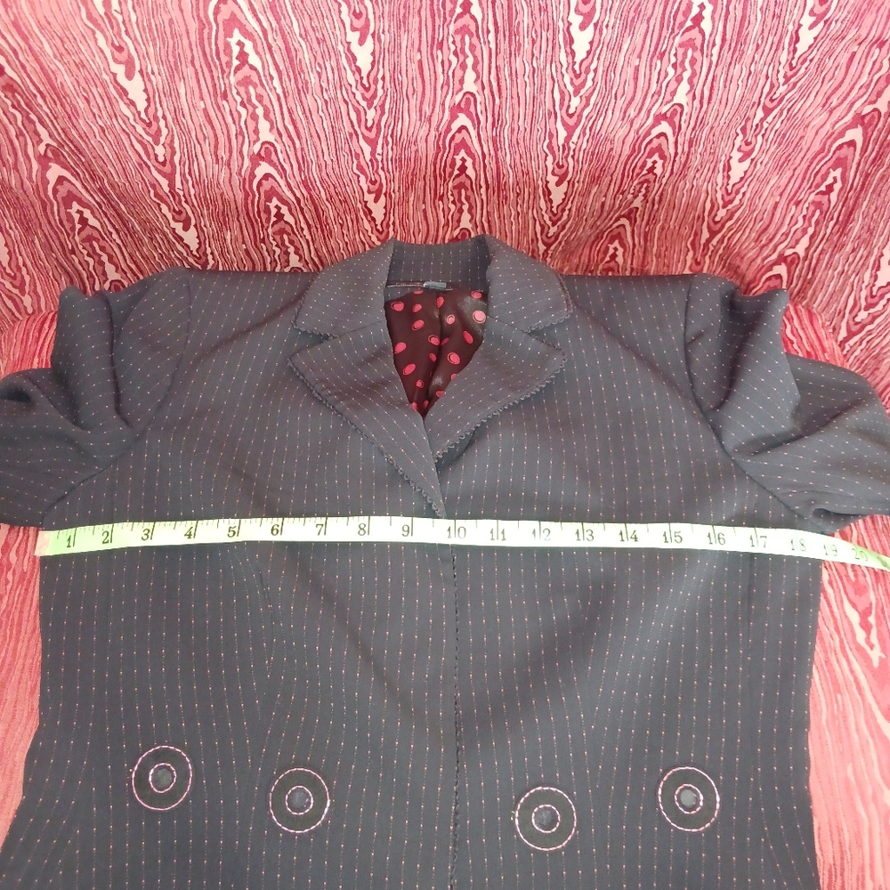 NIPON BOUTIQUE 2 Piece Long Sleeve Button Collared Skirt Suit Women's Sz 6 - Picture 13 of 16